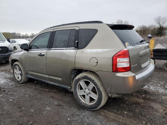 1J8FF47W77D161080 - 2007 JEEP COMPASS TAN photo 2