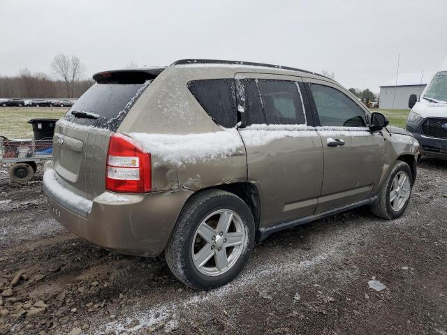 1J8FF47W77D161080 - 2007 JEEP COMPASS TAN photo 3