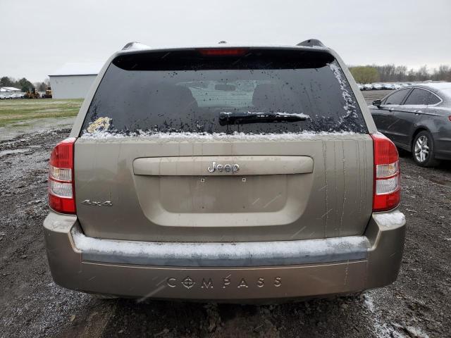 1J8FF47W77D161080 - 2007 JEEP COMPASS TAN photo 6