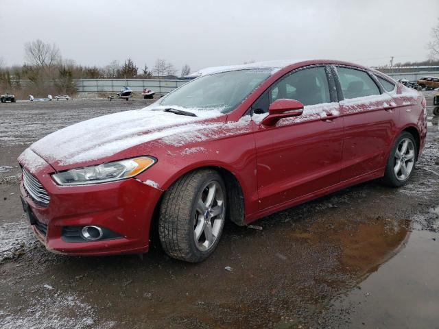 1FA6P0H77F5110889 - 2015 FORD FUSION SE RED photo 1