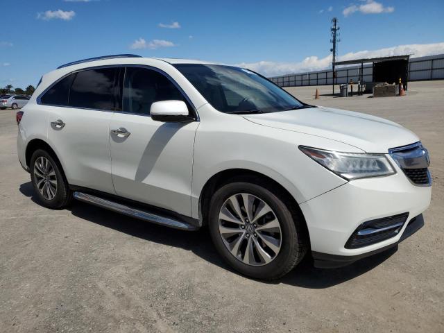 5FRYD3H44FB005923 - 2015 ACURA MDX TECHNOLOGY WHITE photo 4