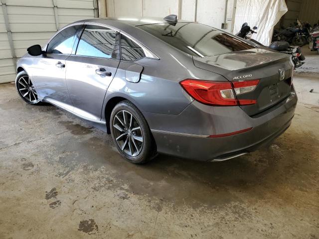 1HGCV1F58MA073724 - 2021 HONDA ACCORD EXL GRAY photo 2