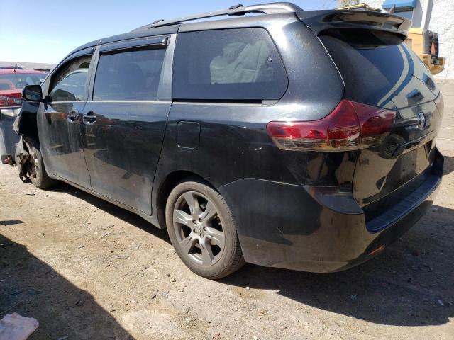 5TDKK3DC7DS307158 - 2013 TOYOTA SIENNA LE BLACK photo 2