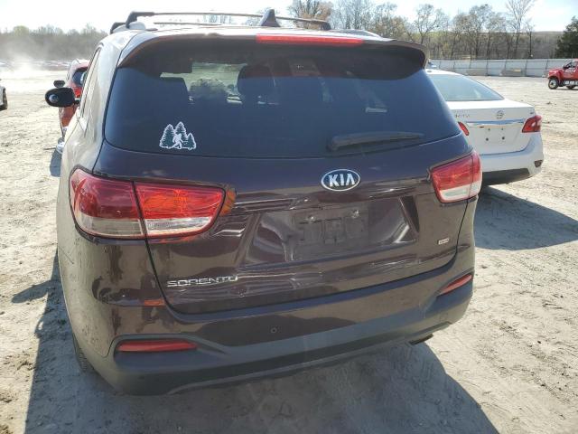 5XYPG4A3XGG047731 - 2016 KIA SORENTO LX BLUE photo 6