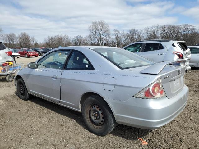 1HGEM22921L069579 - 2001 HONDA CIVIC SI GRAY photo 2