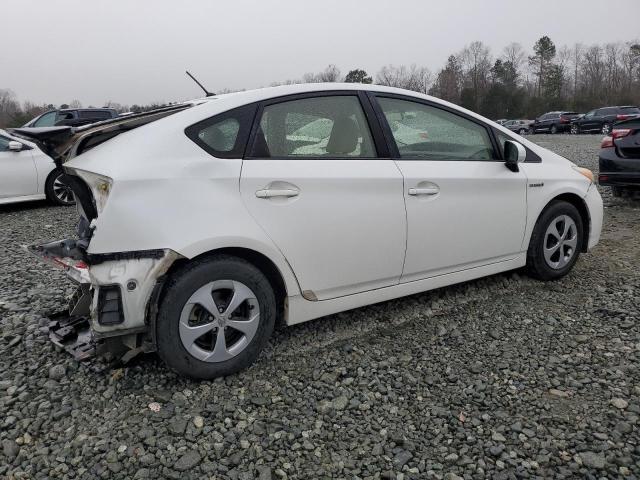 JTDKN3DU5D5547198 - 2013 TOYOTA PRIUS WHITE photo 3