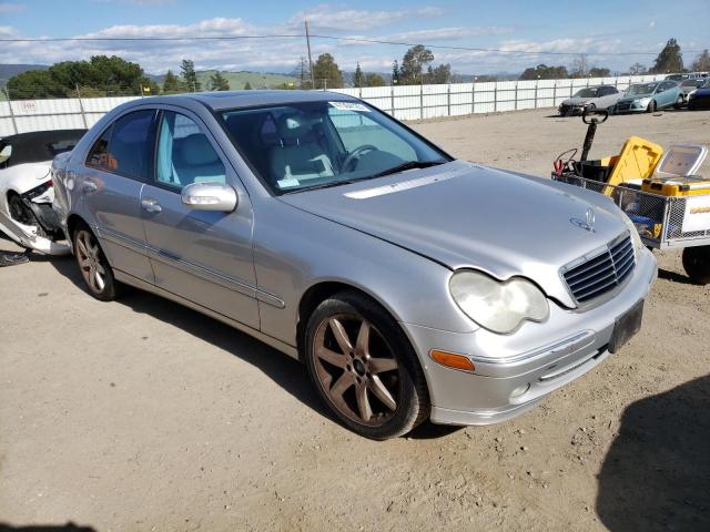 WDBRF40J33A478626 - 2003 MERCEDES-BENZ C 230K SPORT SEDAN SILVER photo 4