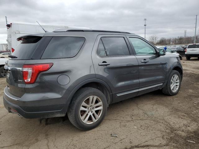 1FM5K8D80JGC40412 - 2018 FORD EXPLORER XLT CHARCOAL photo 3