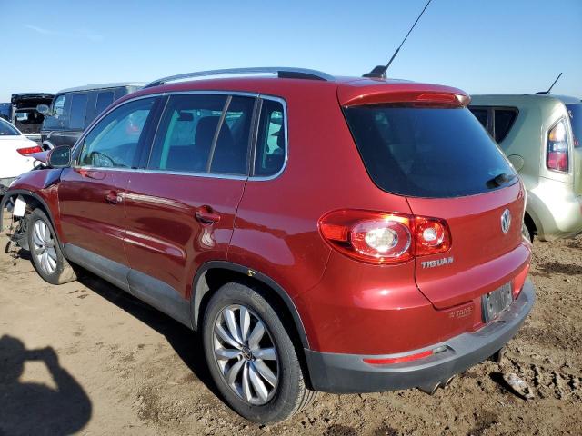 WVGBV7AX2BW000124 - 2011 VOLKSWAGEN TIGUAN S RED photo 2