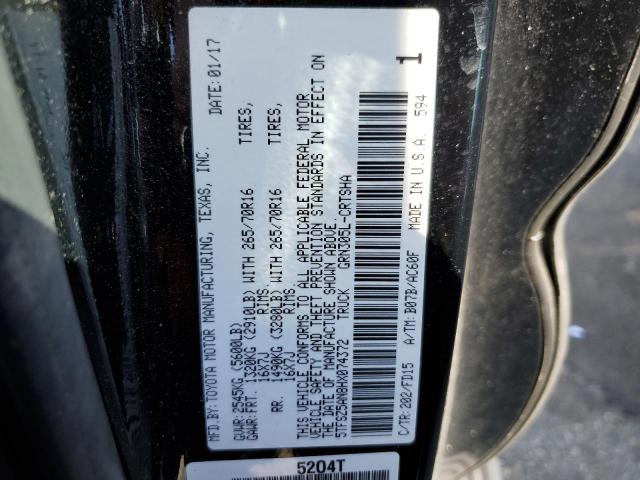 5TFSZ5AN8HX074372 - 2017 TOYOTA TACOMA ACCESS CAB შავი ფოტო 13