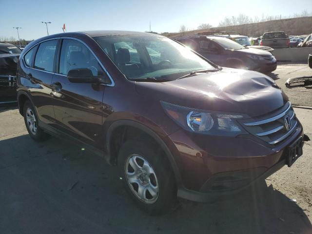 5J6RM4H36EL100895 - 2014 HONDA CR-V LX BURGUNDY photo 4