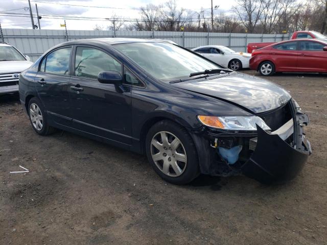 2HGFA16577H303994 - 2007 HONDA CIVIC LX BLACK photo 4