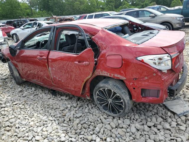 2T1BURHE0GC507126 - 2016 TOYOTA COROLLA L RED photo 2