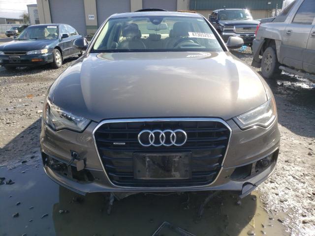 WAUJGAFC5CN066409 - 2012 AUDI A6 PRESTIGE GRAY photo 5