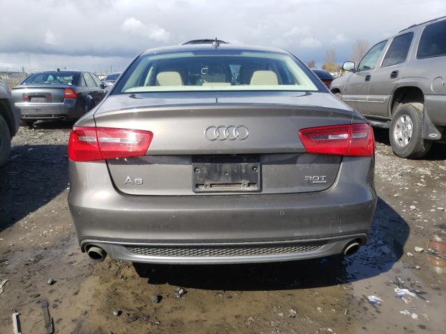 WAUJGAFC5CN066409 - 2012 AUDI A6 PRESTIGE GRAY photo 6