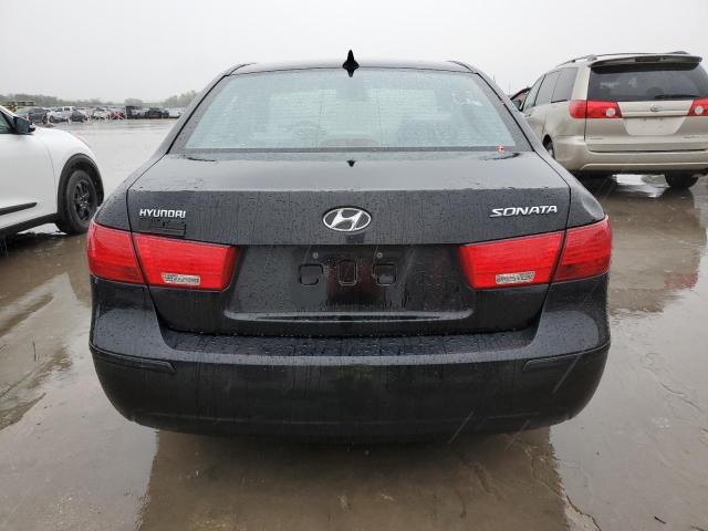 5NPET46C89H517648 - 2009 HYUNDAI SONATA GLS BLACK photo 6