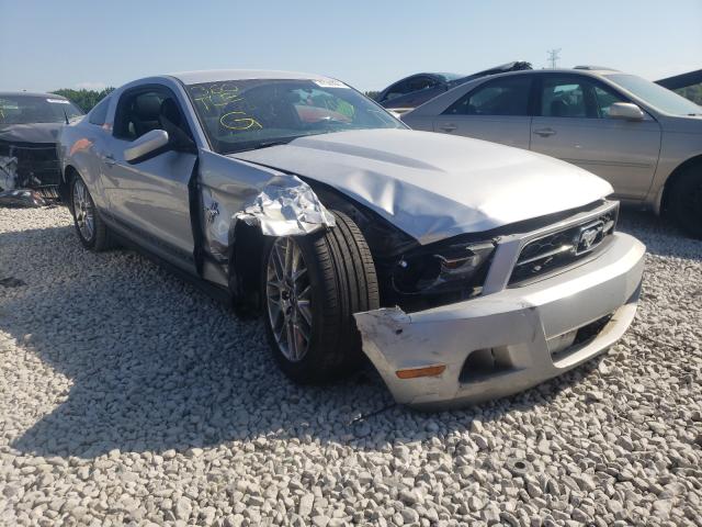 1ZVBP8AM1C5209854 - 2012 FORD MUSTANG SILVER photo 1