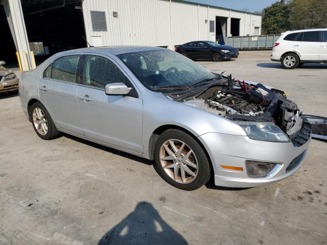 3FAHP0JA2CR393399 - 2012 FORD FUSION SEL SILVER photo 4