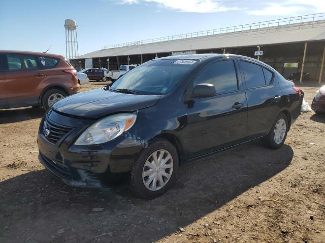 3N1CN7AP1CL884446 - 2012 NISSAN VERSA S BLACK photo 1