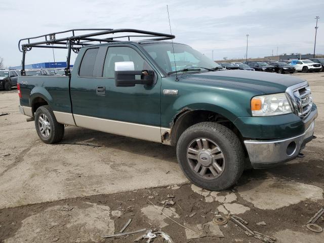 1FTPX14V88KD44763 - 2008 FORD F150 GREEN photo 4