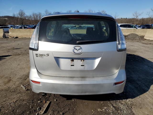 JM1CR29L780312260 - 2008 MAZDA 5 SILVER photo 6