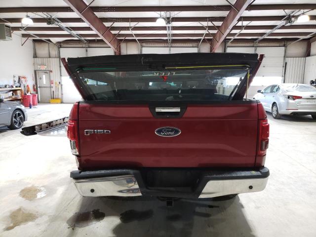 1FTEX1EP7GKE27946 - 2016 FORD F150 SUPER CAB RED photo 6