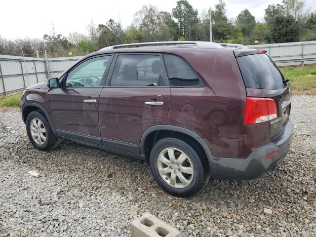 5XYKT3A10BG073889 - 2011 KIA SORENTO BASE RED photo 2