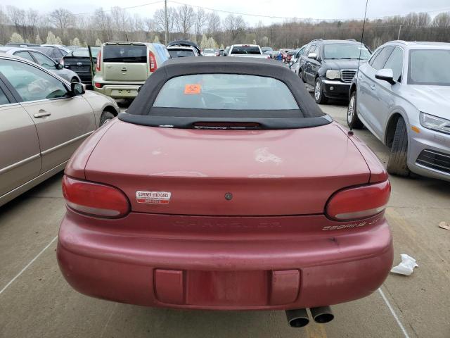 3C3EL45H9VT519775 - 1997 CHRYSLER SEBRING JX MAROON photo 6