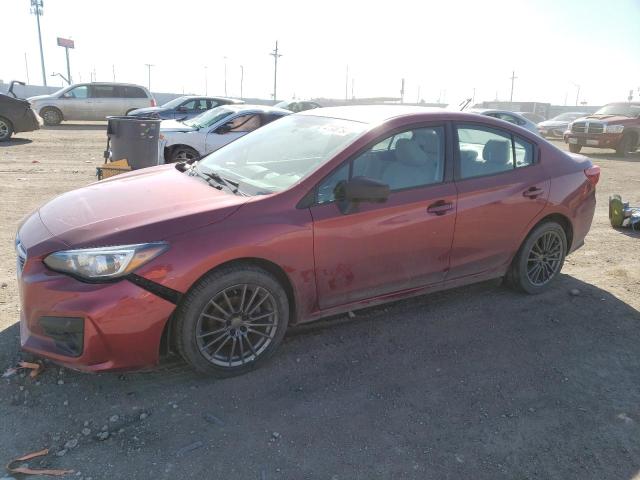 4S3GKAA69J3613848 - 2018 SUBARU IMPREZA MAROON photo 1