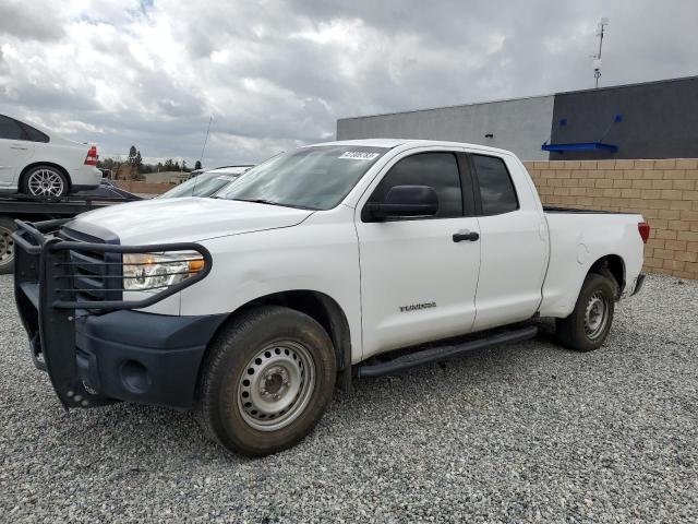 5TFRU5F10AX022100 - 2010 TOYOTA TUNDRA DOUBLE CAB SR5 WHITE photo 1