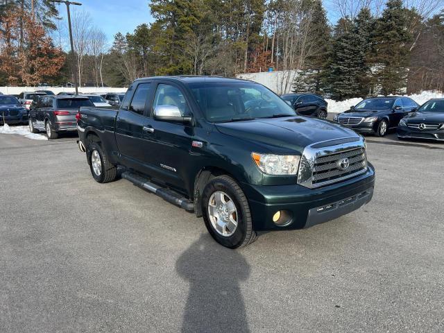 5TBBV58147S490673 - 2007 TOYOTA TUNDRA DOUBLE CAB LIMITED GREEN photo 1