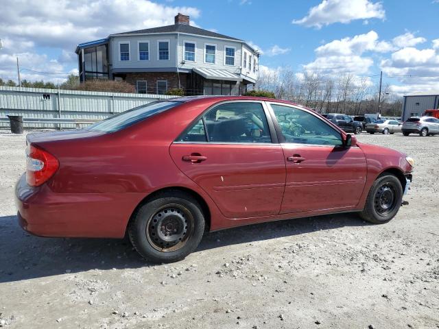 4T1BE32K03U243150 - 2003 TOYOTA CAMRY LE RED photo 3