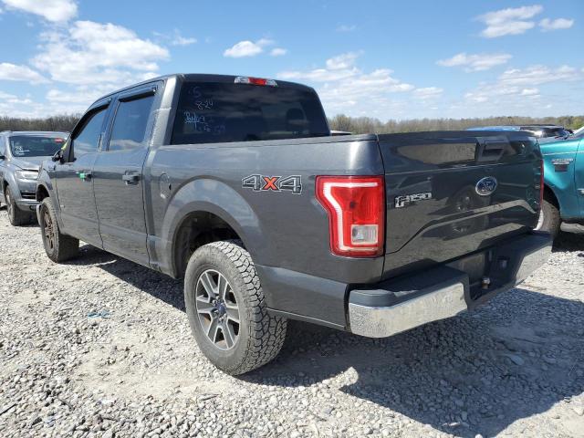 1FTEW1EP1GFA23956 - 2016 FORD F150 SUPERCREW GRAY photo 2