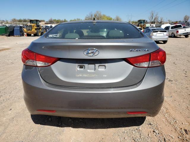 5NPDH4AE3DH202898 - 2013 HYUNDAI ELANTRA GLS GRAY photo 6