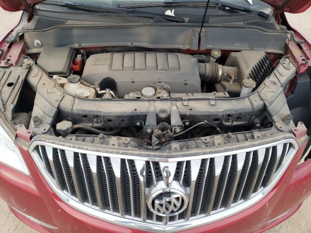 5GAKVBKDXEJ178474 - 2014 BUICK ENCLAVE RED photo 12