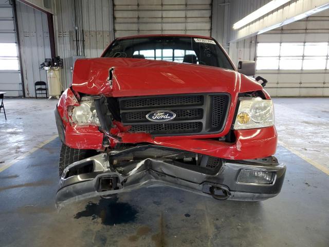 1FTPW14575FA17455 - 2005 FORD F150 SUPERCREW RED photo 5