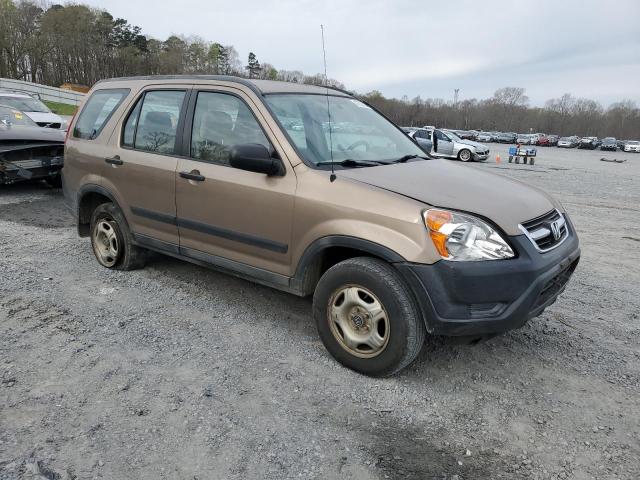 SHSRD68463U108224 - 2003 HONDA CR-V LX GOLD photo 4