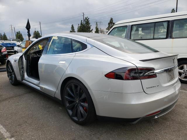 5YJSA1CP6DFP10404 - 2013 TESLA MODEL S 银色 照片 2