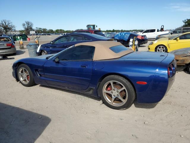 1G1YY32G045103153 - 2004 CHEVROLET CORVETTE BLUE photo 2