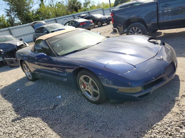 1G1YY32G045103153 - 2004 CHEVROLET CORVETTE BLUE photo 4