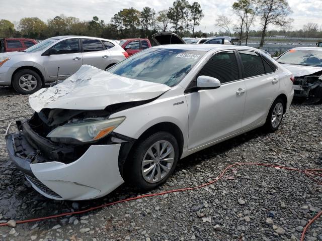 4T1BD1FK8FU147868 - 2015 TOYOTA CAMRY HYBRID WHITE photo 1