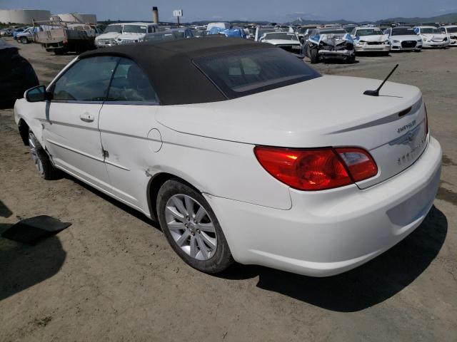 1C3BC5ED0AN165063 - 2010 CHRYSLER SEBRING TOURING WHITE photo 2