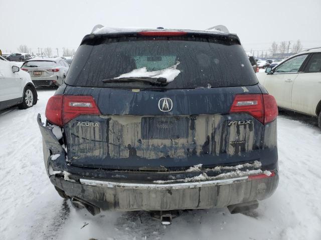 2HNYD2H25CH000921 - 2012 ACURA MDX BLACK photo 6