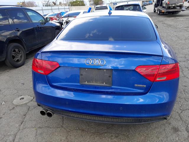 WAUD2AFR3HA001251 - 2017 AUDI A5 SPORT BLUE photo 6