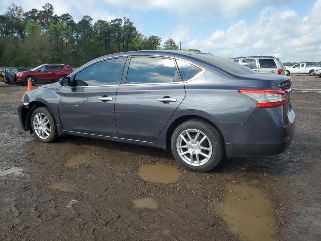 3N1AB7AP7FY316175 - 2015 NISSAN SENTRA S GRAY photo 2