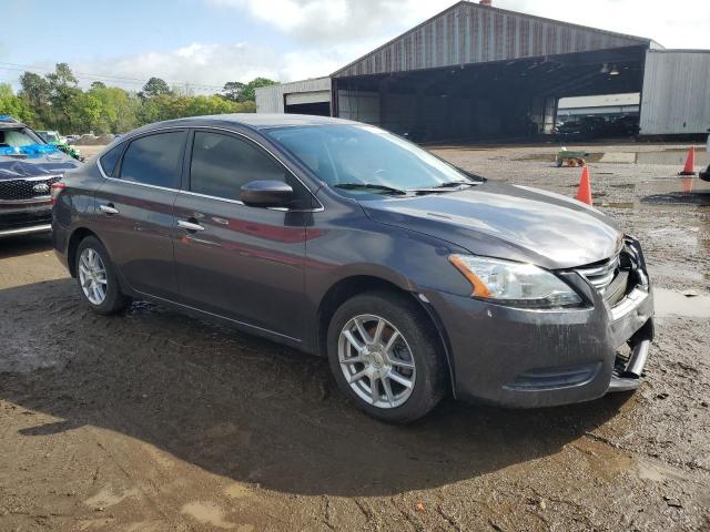 3N1AB7AP7FY316175 - 2015 NISSAN SENTRA S GRAY photo 4