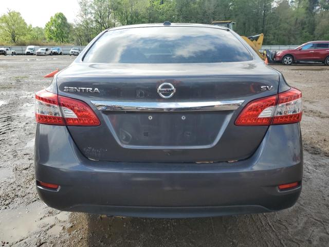 3N1AB7AP7FY316175 - 2015 NISSAN SENTRA S GRAY photo 6