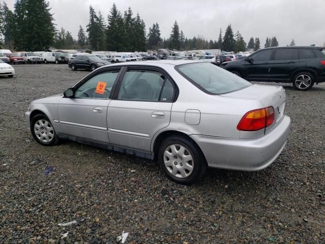 2HGEJ6613YH539050 - 2000 HONDA CIVIC BASE SILVER photo 2