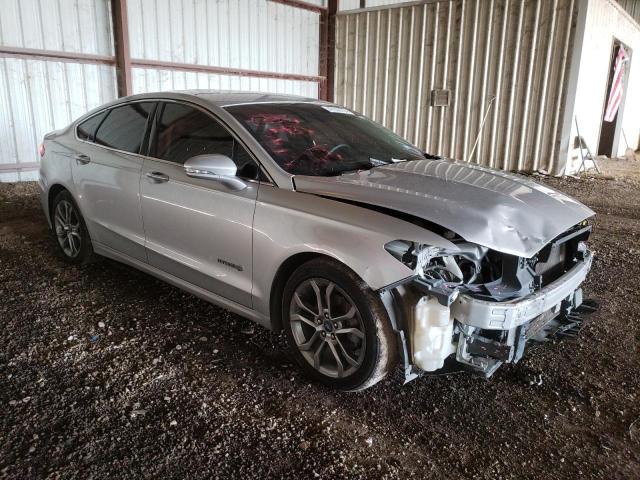 3FA6P0RU3KR141066 - 2019 FORD FUSION TITANIUM SILVER photo 4