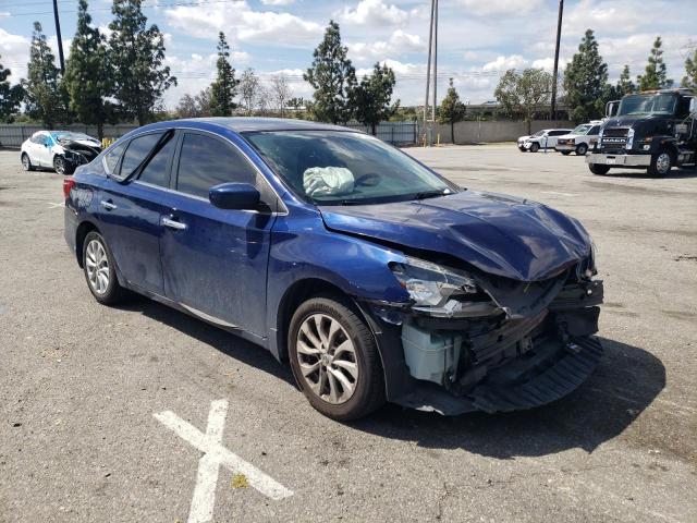 3N1AB7AP2JL625803 - 2018 NISSAN SENTRA S BLUE photo 4